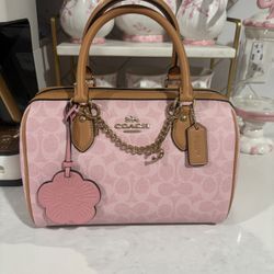 Powder Pink Coach Medium Rowan