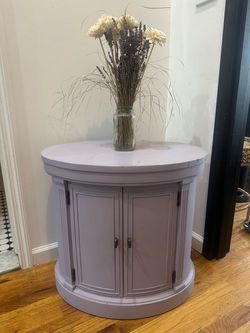Moving Sale: Lavender End Table (spray painted)