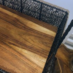 Fruit And Appetizer Basket ! New Used Once. 