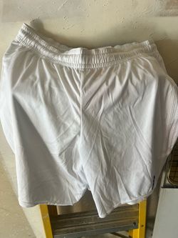 White Adidas Soccer shorts