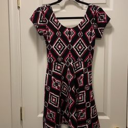 Geometric Design Dress