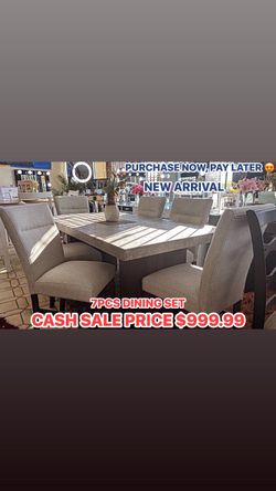 7pcs dining set