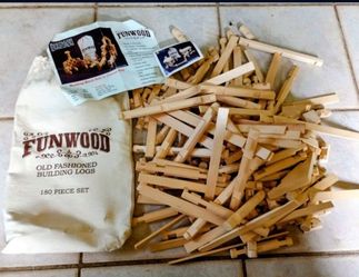 Funwood Old Fashioned Building Blocks 180 Pieces *10.00 Firm* Toys and Games