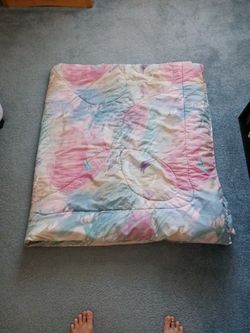 Full Size Pink/Blue Comforter