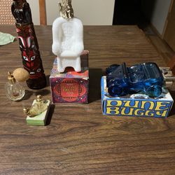 Lot Of 5 Vintage Perfume Bottles 