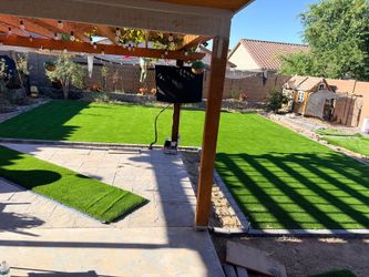 Turf and pavers