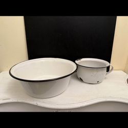 Vintage Enamelware Lot