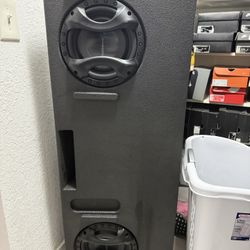 Car Speakers 2- 10’in  Subwoofer In Box