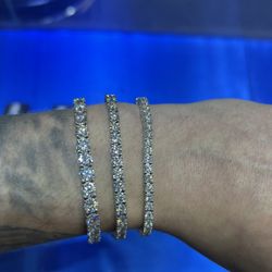 Moissanite tennis bracelets
