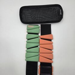 Sportbit Wrist and Ankle Weights - Adjustable 2lb Set (1lb Each) Silicone New