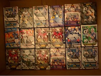 (18) Brand New Unopened Football Blaster Boxes