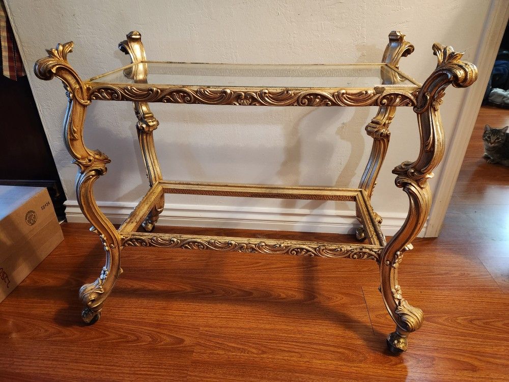Vintage French Style Bar Cart