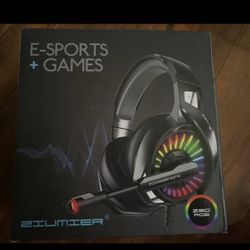 Ziumier E-Sports + Games gaming headset headphones