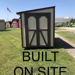 Shed built on site