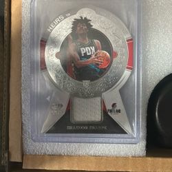 Shaedon Sharpe Heirs To The Thrown Game Worn Jersey Card