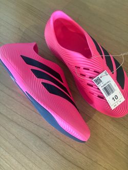 adidas Purechill Men's Slip-On Athletic Low Top  - Solid Pink/Black Mens 10