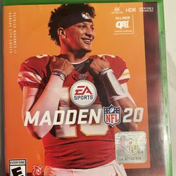 Madden 20 -Xbox One 