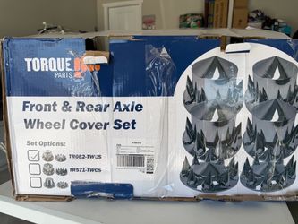 Torque Parts Front & Rear Axle Wheel Cover Set