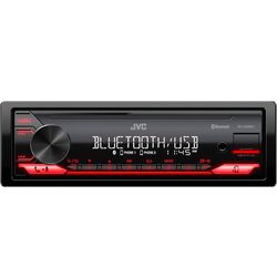 JVC KD-XD28BT Bluetooth Car Stereo w/USB Port – AM/FM Radio, MP3 Player, High Contrast LCD, 50 Watts, Detachable Face Plate – Single DIN – 13-Band EQ
