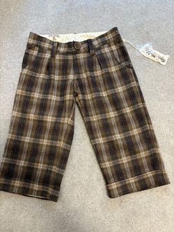 Nick & Mo Original Vintage New Plaid Bermuda Shorts SZ 5