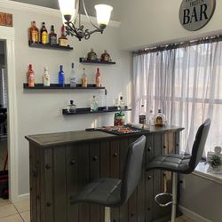 Bar With Stools 