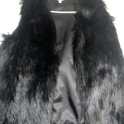 Black Fox Fur Vestted 