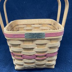 Longaberger Christmas Cranberry Basket