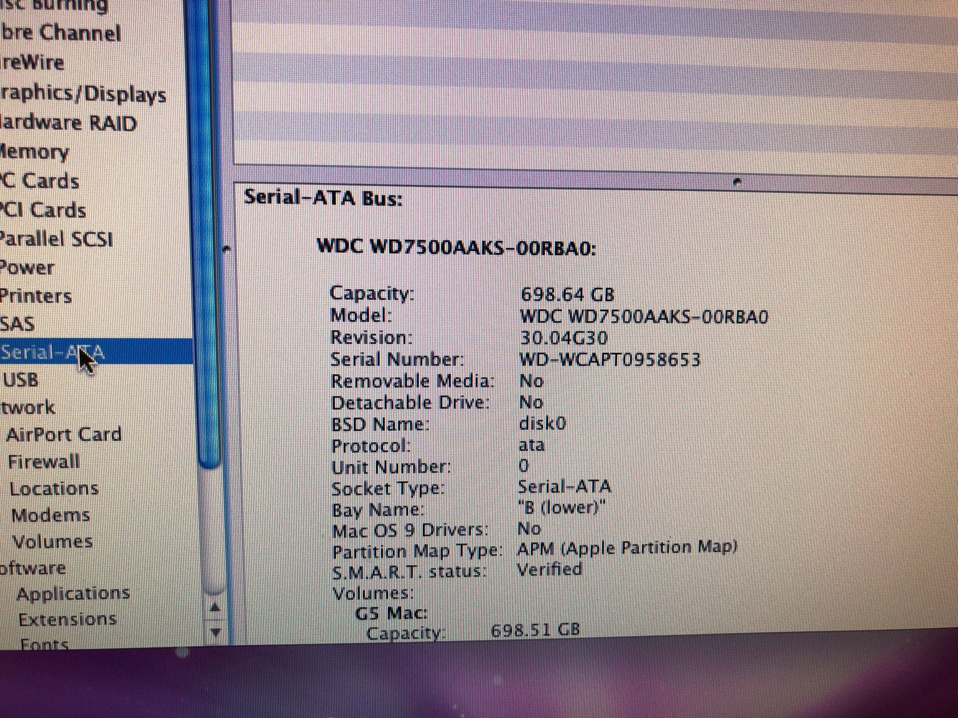 Mac G5 Tower OS X 5.9 Reload 750Gb HD 3Gb Memory Dual CPUs (2 CPUs) See Pics No Questions No Offers No Deals No Shipping No Support Cash & Carry