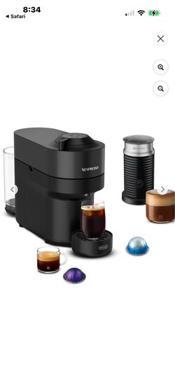Nespresso machine with frother