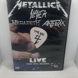 The Big 4 Live Sofia Bulgaria DVD 