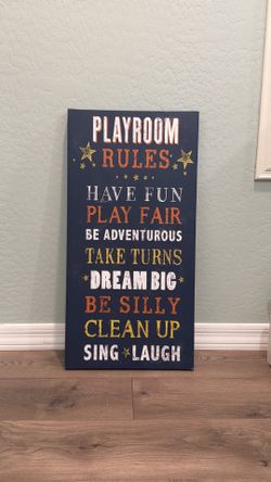 Wall art for playroom
