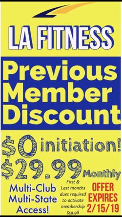 LA Fitness Membership