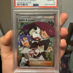 Pokemon Jessie and James #68 Full Art PSA 10