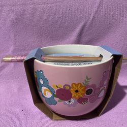 Care Bears Bowl With Chopsticks