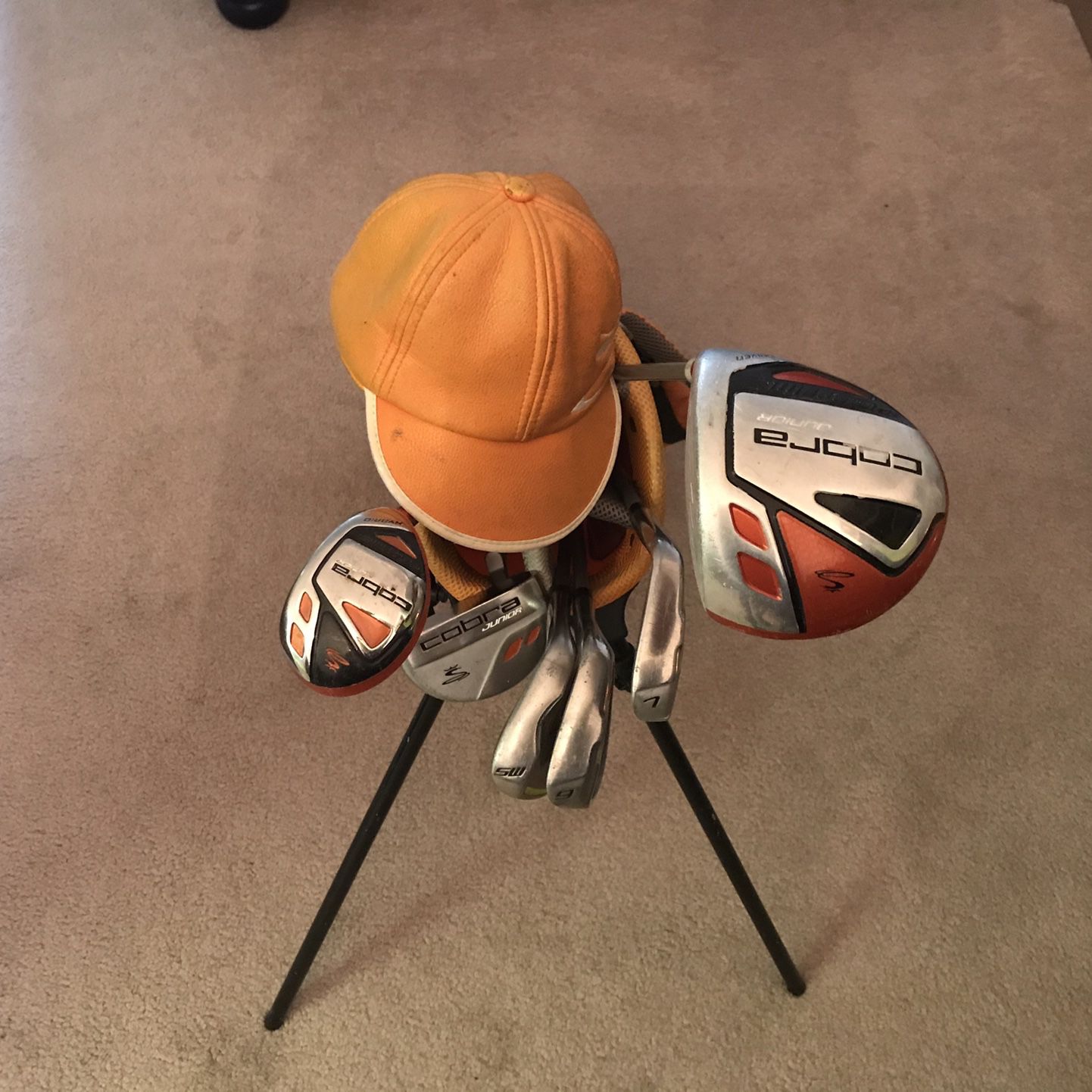 Ricky Fowler Kids Golf Club set with bag and head cover