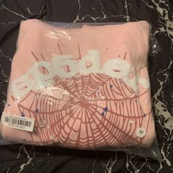 Spi5der Hoodie Size M Pink