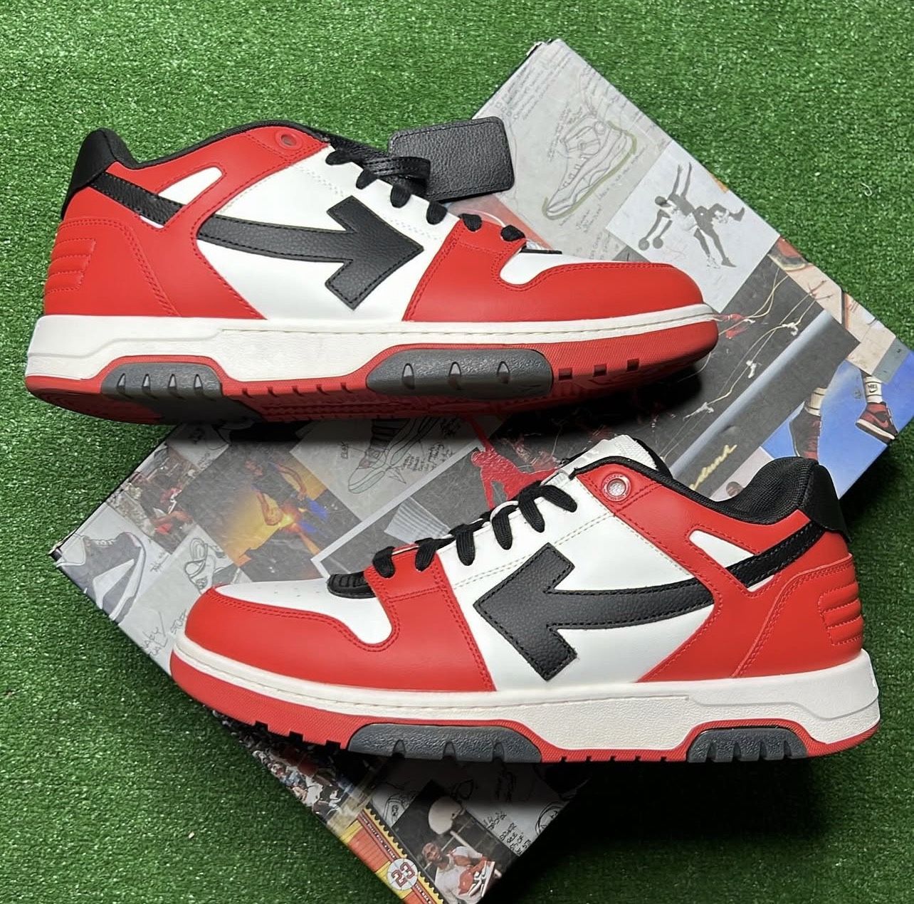 Off-White Out of Office ‘Red White Black’ 2022