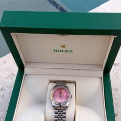 Oyster, 36 mm, Oystersteel and white gold 