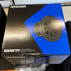 Kicker CVX 10 Inch Subwoofer 600 RMS Power Handling 