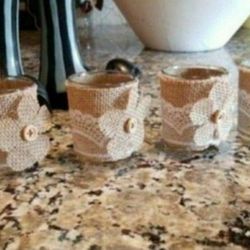 Four Beautiful Candle Holders