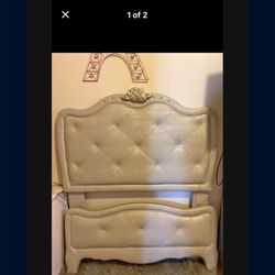 ASHLEY TWIN SIZE BED SET: BED FRAME, TALL CHEST, NIGHTSTAND 🎁