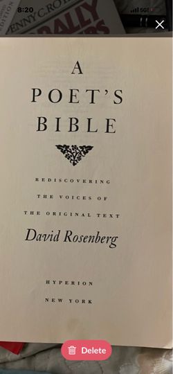 A poet Bible
