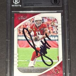 🔥Larry Fitzgerald autographed card Beckett COA🔥