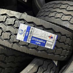ST 235 85 16 Trailer Tires New 14 Ply All Steel 