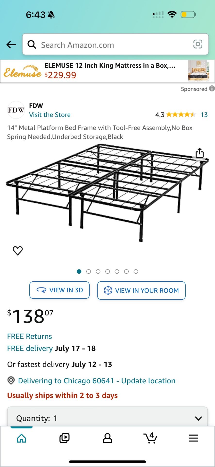 Mattress And Frame