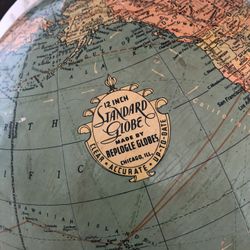 Vintage Replogle World Globe 