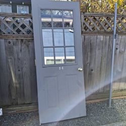 Steel Door 32x80 w/ Window 