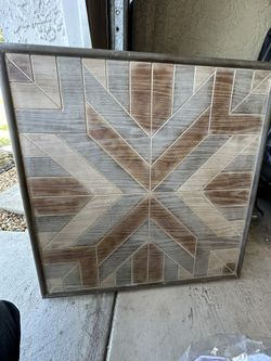 30x30 WOOD DECRETIVE FRAME