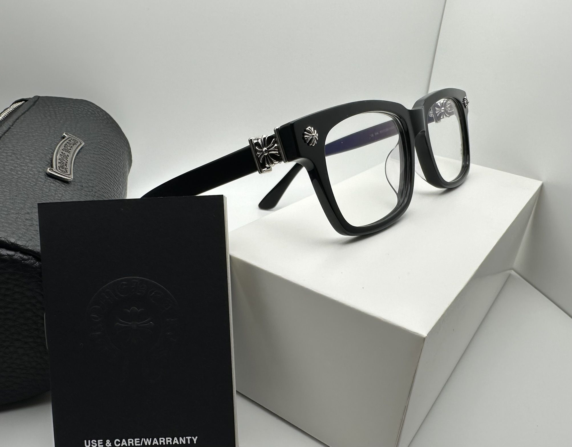 Chrome Hearts Clear Vagilante Pen Deep Vagillionaire Cox Ucker Officer Glasses PRICE FIRM
