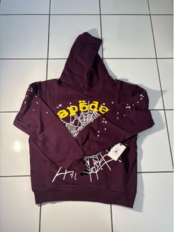 Sp5der Hoodie “Maroon”